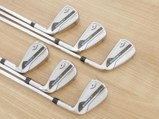 Iron set : Callaway : ชุดเหล็ก Callaway Paradym Ai Smoke (ออกปี 2024 ตีง่ายมาก ไกล Japan Spec.) มีเหล็ก 6-Pw,Aw (6 ชิ้น) ก้านเหล็ก NS Pro ZELOS 7 Flex S