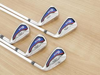Iron set : Callaway : ชุดเหล็ก Callaway Big Bertha Beta (ใบใหญ่ ตีง่ายมาก) มีเหล็ก 6-Pw (5 ชิ้น) ก้านกราไฟต์ Fujikura Air Speeder Flex SR