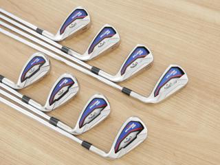 Iron set : Callaway : ชุดเหล็ก Callaway Big Bertha Beta (ใบใหญ่ ตีง่ายมาก) มีเหล็ก 5-Pw,Aw,Sw (8 ชิ้น) ก้านเหล็ก Flex S