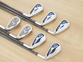 iron_set : ชุดเหล็ก Tsuruya AXEL ZX HM (หน้าเด้ง ตีไกลมาก) มีเหล็ก 6-Pw,As,Sw (7 ชิ้น) ก้านกราไฟต์ Flex R
