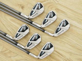 iron_set : ชุดเหล็ก Taylormade SIM MAX (ออกปี 2020 Japan Spec.) มีเหล็ก 6-Pw,Aw (6 ชิ้น) ก้านกราไฟต์ Mitsubishi Tensei TM60 Flex R