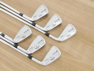 iron_set : ชุดเหล็ก Callaway X Forged Star (ออกปี 2024) มีเหล็ก 5-Pw (6 ชิ้น) ก้านเหล็ก NS Pro 950 NEO Flex S