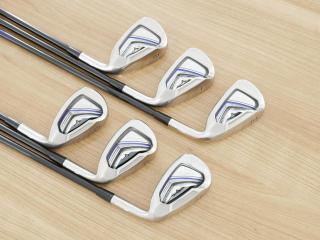 iron_set : ชุดเหล็ก Mizuno JPX EIII SV Titanium (ตัวท้อป ใบใหญ่ที่สุดของ Mizuno ตีง่ายมาก หน้าเด้ง ตีไกล) มีเหล็ก 6-Pw,Aw (6 ชิ้น) ก้านกราไฟต์ Flex R