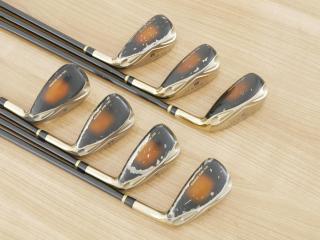 iron_set : ชุดเหล็กกระเทย Katana Izu Max Sniper มีเหล็ก 7-Pw,Aw,As,Sw (7 ชิ้น เบอร์ 7 ตีระยะเท่าเหล็ก 6 ปกติ) ก้านกราไฟต์ Flex R