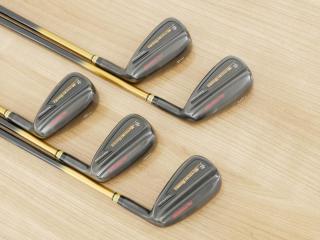 Iron set : Other Brand : ชุดเหล็ก Mutsumi Honma Full Titanium (ตีง่าย ไกลมาก) มีเหล็ก 6-Pw (5 ชิ้น) ก้านกราไฟต์ Flex SR