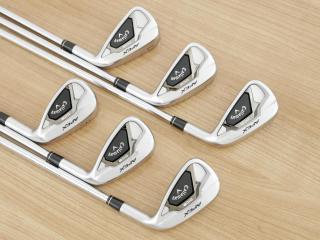 Iron set : Callaway : ชุดเหล็ก Callaway APEX DCB Forged (ปี 2022) มีเหล็ก 5-Pw (6 ชิ้น) ก้านเหล็ก NS Pro ZELOS 7 Flex S