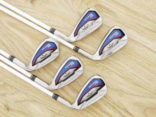 iron_set : ชุดเหล็ก Callaway Big Bertha Beta (ใบใหญ่ ตีง่ายมาก) มีเหล็ก 6-Pw (5 ชิ้น) ก้านกราไฟต์ Fujikura Air Speeder Flex SR