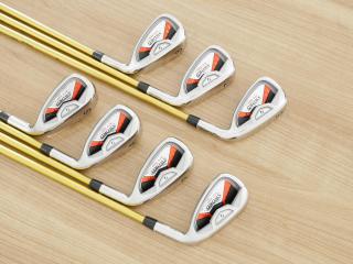 Iron set : Katana : ชุดเหล็ก Katana Sword ATC-589a (หน้าเด้ง) มีเหล็ก 6-Pw,Aw,Sw (7 ชิ้น) ก้านกราไฟต์ Fujikura Speeder 589 Flex SR