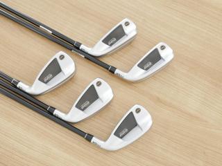 Iron set : PRGR : ชุดเหล็กกระเทย PRGR Super Egg Evolution (รุ่นล่าสุด ออกปี 2024 ตัวท๊อปสุด หน้าเด้งเกินกฏ ใช้แข่งไม่ได้ ตีไกลมากๆ) มีเหล็ก 6-Pw (5 ชิ้น) ก้านกราไฟต์ Flex R (M-37)