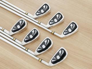 iron_set : ชุดเหล็ก Quelot Aerial (ใบใหญ่ ตีง่าย ไกล) มีเหล็ก 5-Pw,Aw (7 ชิ้น) ก้านกราไฟต์ Fujikura MCI 50 Flex R