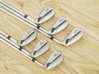 iron_set : ชุดเหล็ก Callaway Paradym Ai Smoke (ออกปี 2024 ตีง่ายมาก ไกล Japan Spec.) มีเหล็ก 6-Pw,Aw (6 ชิ้น) ก้านเหล็ก NS Pro ZELOS 7 Flex S
