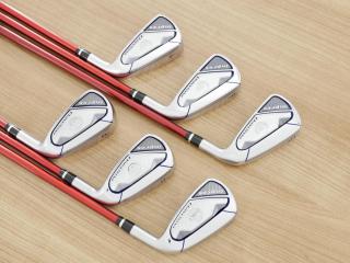 Iron set : Yamaha : ชุดเหล็ก Yamaha Inpres DriveStar (ออกปี 2023 ตีไกลที่สุด ไกลกว่าเหล็กทั่วไป 2 เบอร์ หน้าเด้งมากๆ) มีเหล็ก 5-Pw (6 ชิ้น) ก้านกราไฟต์ Mitsubishi Bassara i50xct Flex R