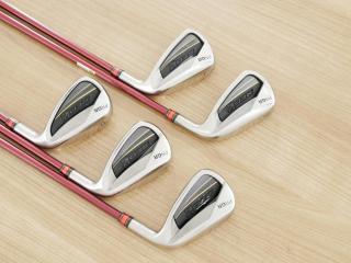 iron_set : ชุดเหล็ก PRGR Red Titan Face (รุ่นปี 2018 หน้าเด้ง ตีไกลมาก) มีเหล็ก 6-Pw (5 ชิ้น) ก้านกราไฟต์ M-37 Flex R