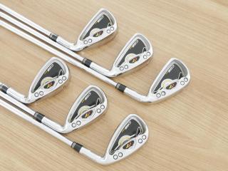 iron_set : ชุดเหล็ก Taylormade R7 CGB Max (ใบใหญ่ ตีง่าย) มีเหล็ก 5-Pw (6 ชิ้น) ก้านเหล็ก NS Pro 950 Flex R