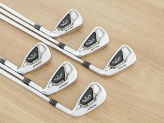 iron_set : ชุดเหล็ก Callaway APEX DCB Forged (ปี 2022) มีเหล็ก 5-Pw (6 ชิ้น) ก้านเหล็ก NS Pro 950 Neo Flex S