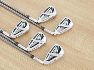 iron_set : ชุดเหล็ก Taylormade SIM MAX OS (ออกปี 2020 Japan Spec.) มีเหล็ก 6-Pw (5 ชิ้น) ก้านกราไฟต์ Mitsubishi Tensei TM60 Flex S