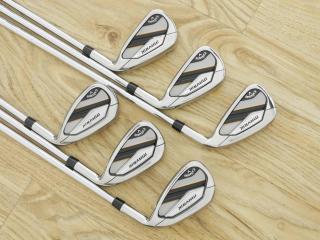 iron_set : ชุดเหล็ก Callaway Mavrik (ปี 2020 ตีง่าย ไกลมากๆ) มีเหล็ก 5-Pw (6 ชิ้น) ก้านเหล็ก NS Pro 950 NEO Flex S