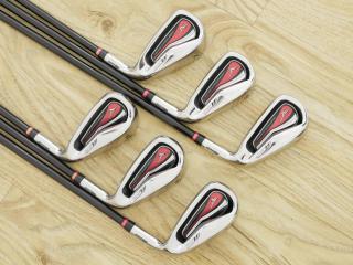 Iron set : Mizuno : ชุดเหล็ก Mizuno JPX A25 (ตีง่าย ไกล) มีเหล็ก 5-Pw (6 ชิ้น) ก้านกราไฟต์ Flex SR