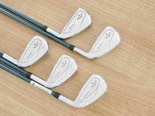 Iron set : Callaway : **ของใหม่ ยังไม่แกะพลาสติก** ชุดเหล็ก Callaway ELYTE (ออกปี 2025 ตีง่ายมาก ไกล Japan Spec.) มีเหล็ก 6-Pw (5 ชิ้น) ก้านกราไฟต์ Fujikura VENTUS 5 Flex R