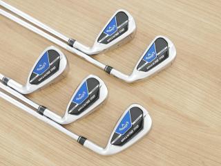 Iron set : Callaway : ชุดเหล็ก Callaway Big Bertha B21 (ออกปี 2021 ตีง่ายที่สุดของ Callaway) มีเหล็ก 6-Pw (5 ชิ้น) ก้านเหล็ก NS Pro ZELOS 7 Flex S