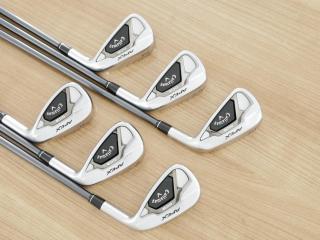 Iron set : Callaway : ชุดเหล็ก Callaway APEX DCB Forged (ปี 2022) มีเหล็ก 5-Pw (6 ชิ้น) ก้านกราไฟต์ Mitsubishi Diamana 55 Flex S