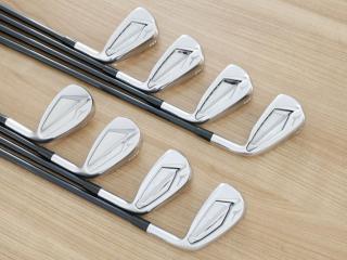 Iron set : Mizuno : ชุดเหล็ก Mizuno JPX 919 Hot Metal (ปี 2020 ตัวท๊อป ใบใหญ่ ไกล หน้าเด้ง) มีเหล็ก 5-Pw,Aw,Sw (8 ชิ้น) ก้านกราไฟต์ Flex R