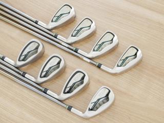 Iron set : Tourstage : ชุดเหล็ก Tourstage PHYZ Premium Model (รุ่นท๊อปสุด หายากสุด ตีง่าย ไกล เหมาะกับซีเนียร์) มีเหล็ก 5-Pw,Aw,Sw (8 ชิ้น) ก้านกราไฟต์ Flex R