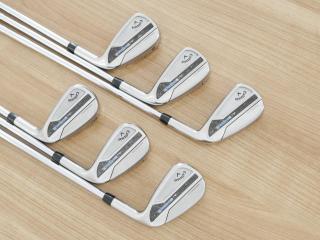 iron_set : ชุดเหล็ก Callaway Paradym Ai Smoke (ออกปี 2024 ตีง่ายมาก ไกล Japan Spec.) มีเหล็ก 6-Pw,Aw (6 ชิ้น) ก้านเหล็ก Dynamic Gold 105 R300