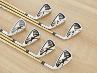 iron_set : ชุดเหล็ก Katana Sword Sniper 589 (หน้าเด้ง) มีเหล็ก 6-Pw,Aw,Sw (7 ชิ้น) ก้านกราไฟต์ Speeder 589 Flex R