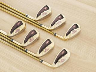 Iron set : Tsuruya : ชุดเหล็ก Tsuruya AXEL Gold Premium II (รุ่นปี 2017 ของใหม่ 6 หมื่นกว่าบาท หน้าเด้งสุดๆ ไกลสุดๆๆ) มีเหล็ก 7-Pw,Aw,As,Sw (7 ชิ้น ครบเซ็ต) ก้านกราไฟต์ Flex R