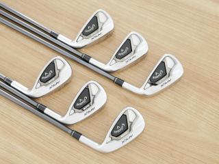 Iron set : Callaway : ชุดเหล็ก Callaway APEX DCB Forged (ปี 2022) มีเหล็ก 5-Pw (6 ชิ้น) ก้านกราไฟต์ Mitsubishi Diamana 55 Flex R