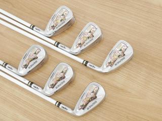 iron_set : ชุดเหล็ก Honma Beres AIZU (รุ่นปี 2023) มีเหล็ก 6-11 (6 ชิ้น เทียบเท่า 5-Pw) ก้าน Honma ARMRQ MX Flex S (2 ดาว)