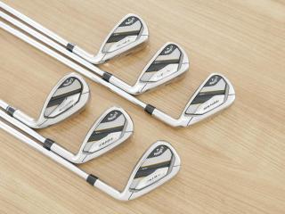 iron_set : ชุดเหล็ก Callaway Mavrik MAX (ออกปี 2020 ตีง่าย ไกลมากๆ) มีเหล็ก 6-Pw,Gw (6 ชิ้น) ก้านเหล็ก NS Pro Zelos 7 Flex S