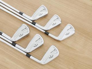 Iron set : Callaway : ชุดเหล็ก Callaway X Forged (รุ่นล่าสุด ปี 2024 นุ่ม แน่น หล่อมาก) มีเหล็ก 5-Pw (6 ชิ้น) ก้านเหล็ก NS Pro Modus 105 Flex S