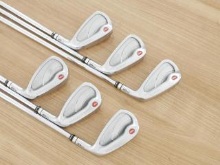 Iron set : PRGR : ชุดเหล็กกระเทย PRGR NEW Egg Forged (รุ่นปี 2020 ตีง่ายและไกลมากๆ เด้งสุดๆ COR 0.82) มีเหล็ก 6-Pw,Aw (6 ชิ้น) ก้านเหล็ก NS Pro ZELOS 7 