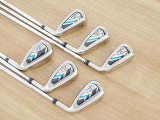 Iron set : XXIO : ชุดเหล็ก XXIO Cross 2 (ออกปี 2021 ตีไกลที่สุดของที่สุดจาก XXIO หน้าเด้งสุดๆ) มีเหล็ก 6-Pw,Aw (6 ชิ้น ตีไกลกว่าปกติ 2 เบอร์) ก้านเหล็ก NS Pro 860 DST Flex R