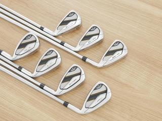 Iron set : Callaway : ชุดเหล็ก Callaway Mavrik (ปี 2020 ตีง่าย ไกลมากๆ) มีเหล็ก 5-Pw,Aw (7 ชิ้น) ก้านกราไฟต์ Mitsubishi Diamana 50 Flex S