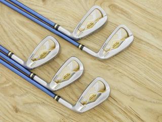 iron_set : ชุดเหล็ก Honma Beres IS-03 (ปี 2015 หน้าเด้ง Forged) มีเหล็ก 6-10 (5 ชิ้น) ก้าน ARMRQ 8 (54) Flex R (2 ดาว)