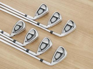 iron_set : ชุดเหล็ก Callaway Rogue Star CF18 (ออกปี 2018 ตีง่าย ไกลมากๆ) มีเหล็ก 5-Pw,Sw (7 ชิ้น) ก้านเหล็ก NS Pro ZELOS 7 Flex S