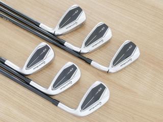 Iron set : Taylormade : ชุดเหล็ก Taylormade Qi (รุ่นล่าสุด ออกปี 2024 Japan Spec.) มีเหล็ก 6-Pw,Aw (6 ชิ้น) ก้านกราไฟต์ Fujikura VENTUS TR 6 Flex R