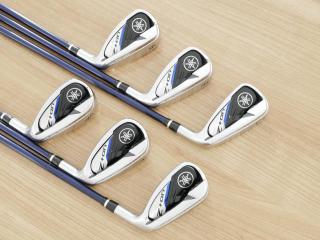 Iron set : Yamaha : ชุดเหล็ก Yamaha Inpres UD+2 (ออกปี 2021 ตีไกลที่สุด ไกลกว่าเหล็กทั่วไป 2 เบอร์ หน้าเด้ง COR 0.822) มีเหล็ก 7-Pw,Aw,As (6 ชิ้น) ก้านกราไฟต์ Fujikura Air Speeder M421i Flex SR