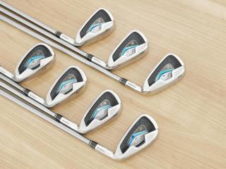 Iron set : Tsuruya : ชุดเหล็ก Tsuruya AXEL BL (ตีง่าย ไกล หน้าเด้ง) มีเหล็ก 5-Pw,Sw (7 ชิ้น) ก้านกราไฟต์ Flex R