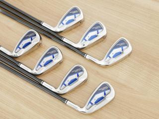 Iron set : ชุดเหล็ก Kasco DIMPALS G7 (ใบใหญ่) มีเหล็ก 5-Pw,Sw (7 ชิ้น) ก้านกราไฟต์ Flex R