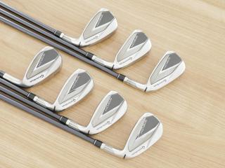 Iron set : Taylormade : ชุดเหล็ก Taylormade Stealth (ออกปี 2022 Japan Spec.) มีเหล็ก 6-Pw,Aw,Sw (7 ชิ้น) ก้านกราไฟต์ Mitsubishi Tensei TM60 Flex R