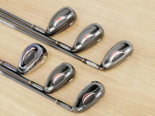Iron set : Maruman : ชุดเหล็กกระเทย Maruman Shuttle i3000x มีเหล็ก 7-10,Pw,Aw (6 ชิ้น เทียบเท่า 6-Pw,Sw) ก้านกราไฟต์ Flex R 
