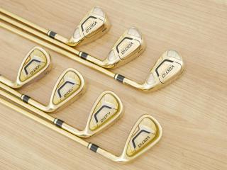 iron_set : ชุดเหล็ก Katana Voltio IV G Series I Gold (ออกปี 2016) มีเหล็ก 6-Pw,Aw,Sw (ครบเซ็ต 7 ชิ้น เหล็กยาวเป็นกระเทย) ก้านกราไฟต์ Tour AD 400 Flex R