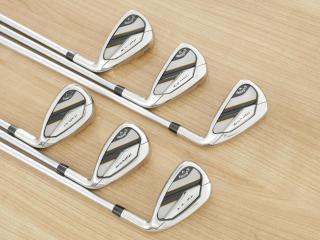 Iron set : Callaway : ชุดเหล็ก Callaway Mavrik (ปี 2020 ตีง่าย ไกลมากๆ) มีเหล็ก 6-Pw,Aw (6 ชิ้น) ก้านกราไฟต์ Mitsubishi Diamana 50 Flex S