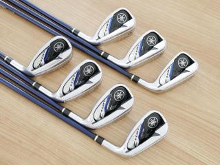 iron_set : ชุดเหล็ก Yamaha Inpres UD+2 (ออกปี 2021 ตีไกลที่สุด ไกลกว่าเหล็กทั่วไป 2 เบอร์ หน้าเด้ง COR 0.822) มีเหล็ก 7-Pw,Aw,As,Sw (7 ชิ้น) ก้านกราไฟต์ Fujikura Air Speeder M421i Flex R