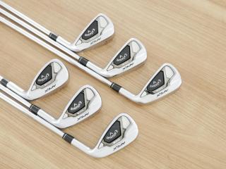 Iron set : Callaway : ชุดเหล็ก Callaway APEX DCB Forged (ปี 2022) มีเหล็ก 5-Pw (6 ชิ้น) ก้านเหล็ก NS Pro ZELOS 7 Flex S