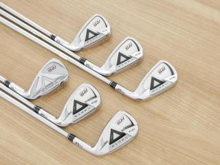 Iron set : PRGR : ชุดเหล็ก PRGR ID Nabla RS Titan Face (ปี 2015 หน้าเด้ง ตีไกล) มีเหล็ก 5-Pw (6 ชิ้น) ก้านกราไฟต์ Mitsubishi Rayon M-40 (Flex SR)